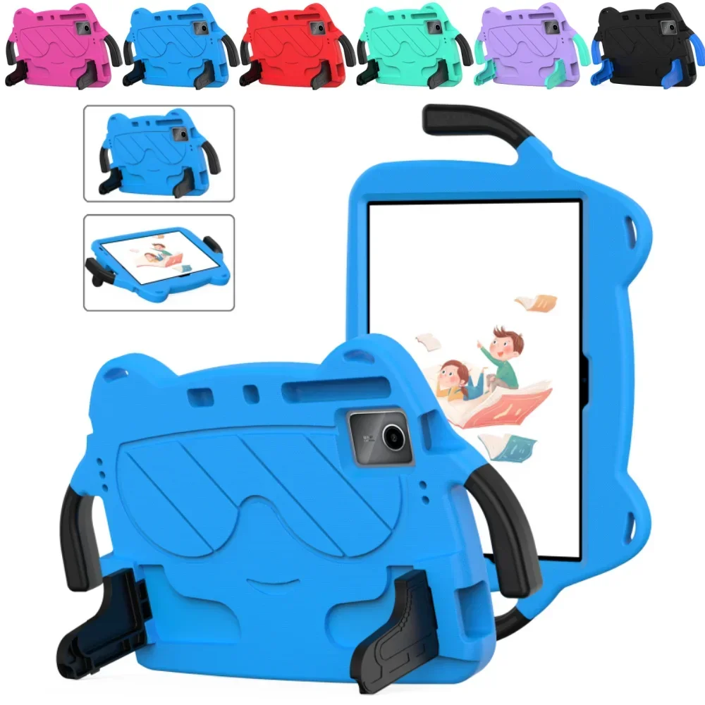 Onn Tablet Accessories - Leuke cartoon zachte EVA+PC kinderhoes voor