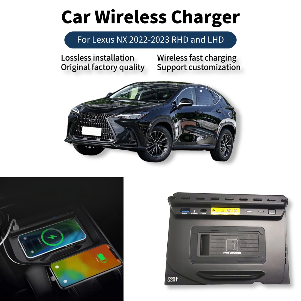 Wireless Charging Pad - MOCENDO Draadloze Oplader voor LEXUS NX