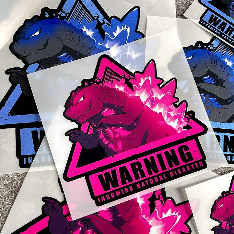 Tablet Accessory - Hot Selling autostickers Monsters Godzilla Gepersonaliseerde