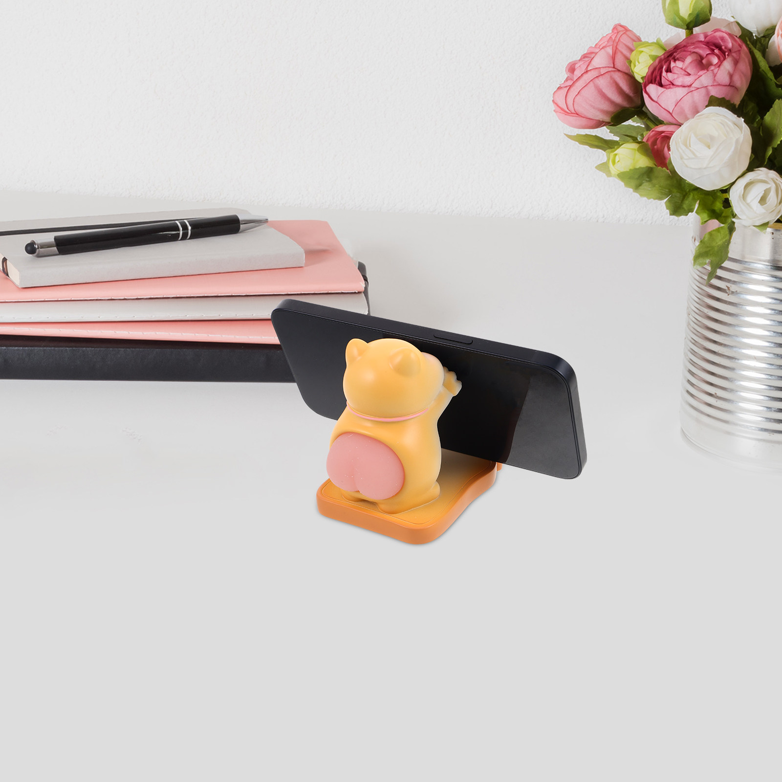 Tablet Accessory - Schattige katten telefoonhouder van hars, cartoon