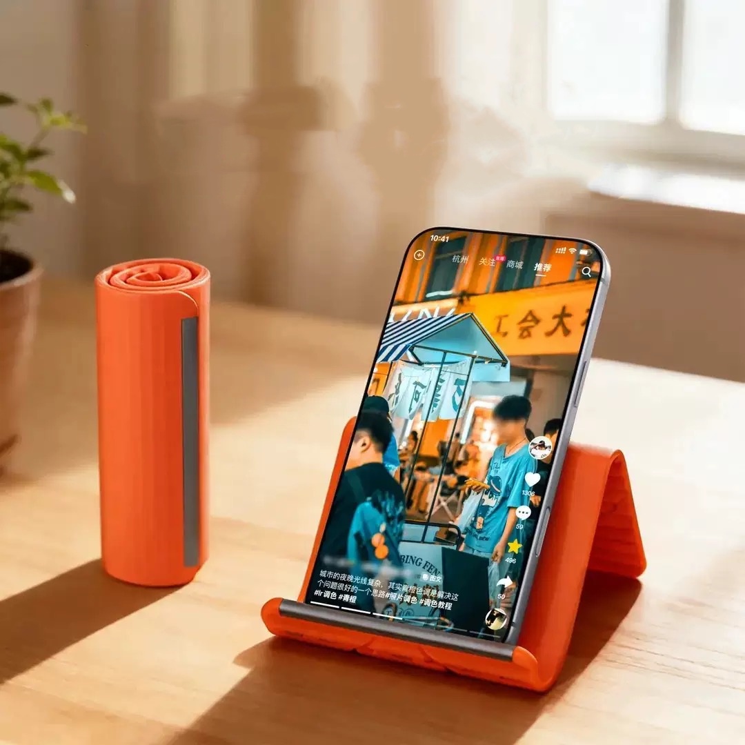 Tablet Accessory - Luie draagbare telefoonstandaard Siliconen desktop-tabletlaptophouder Creatieve