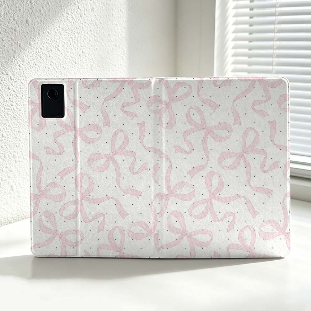 Minimalistisch roze strikpatro - Lenovo Tablet Plus Accessories recensie en prijs