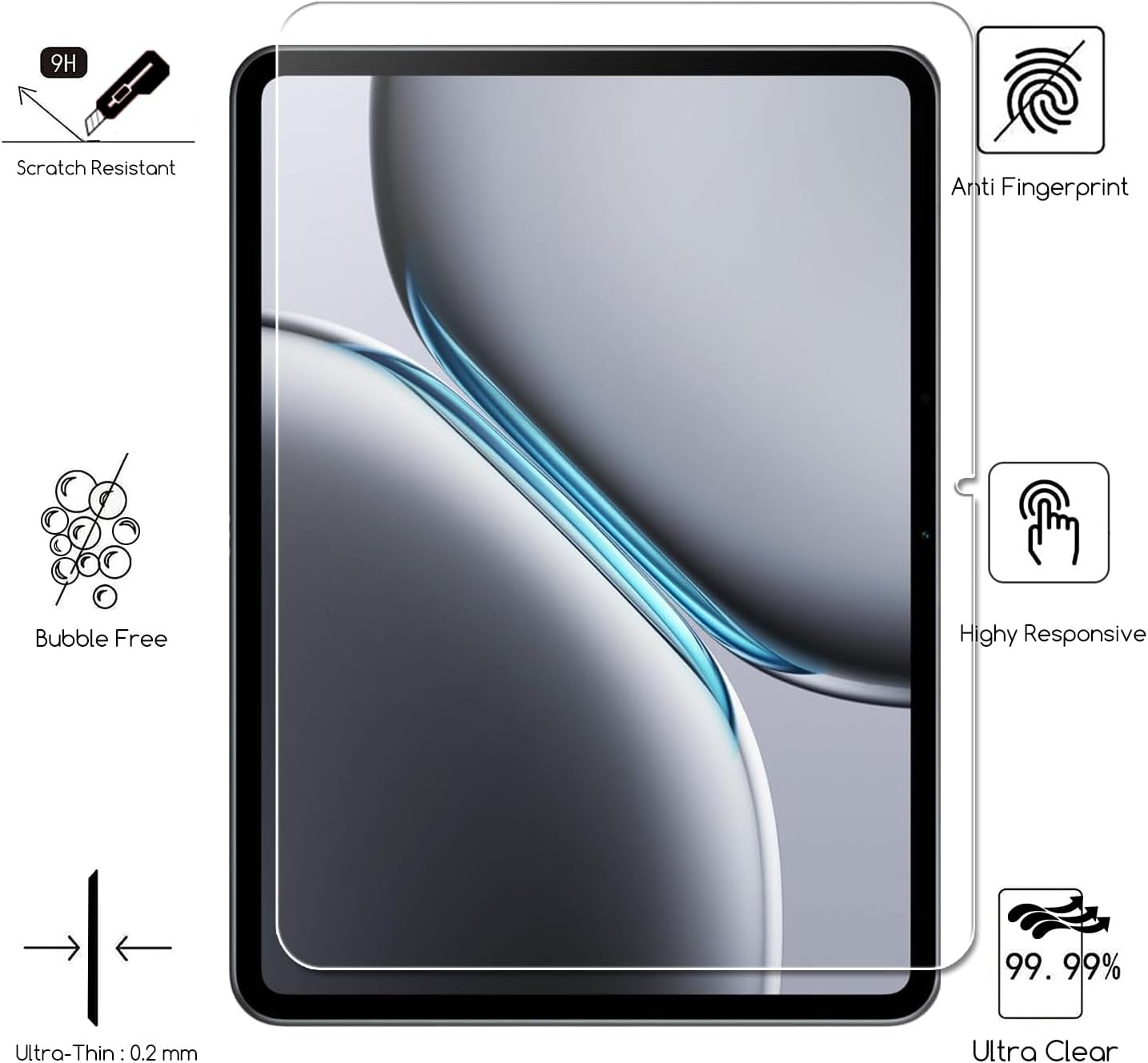 1 PCS 9H Gehard Glas Screen Pr - Oneplus Tablet Accessories recensie en prijs