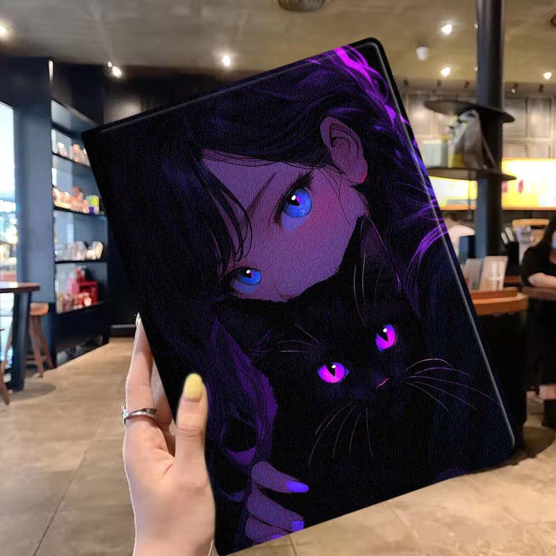 Cartoon kattenmeisjesogen zach - Lenovo Tablet Plus Accessories recensie en prijs
